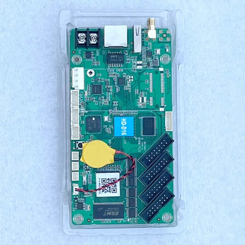 LED Digital Signage HD-D16 Asynchronous Full Color LED Display Control Card USB Wifi Mode Can Used For RGB LED HUB75 Modules