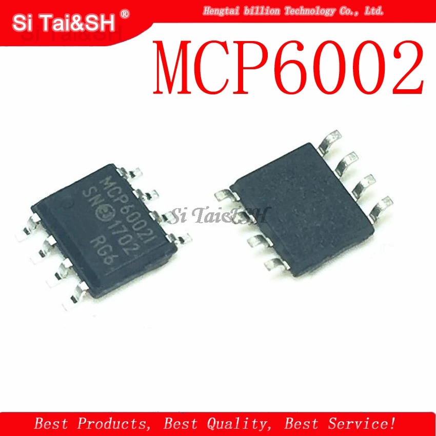 10 pz/lotto MCP6002T-I/SN MCP6002 guscio Impermeabile