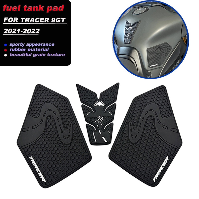 For YAMAHA tracer 9 TRACER9 TRACER 9 GT 2021 2022 2023 Motorcycle fuel tank pad Non-slip Rubber  Rubber Waterproof Stickers
