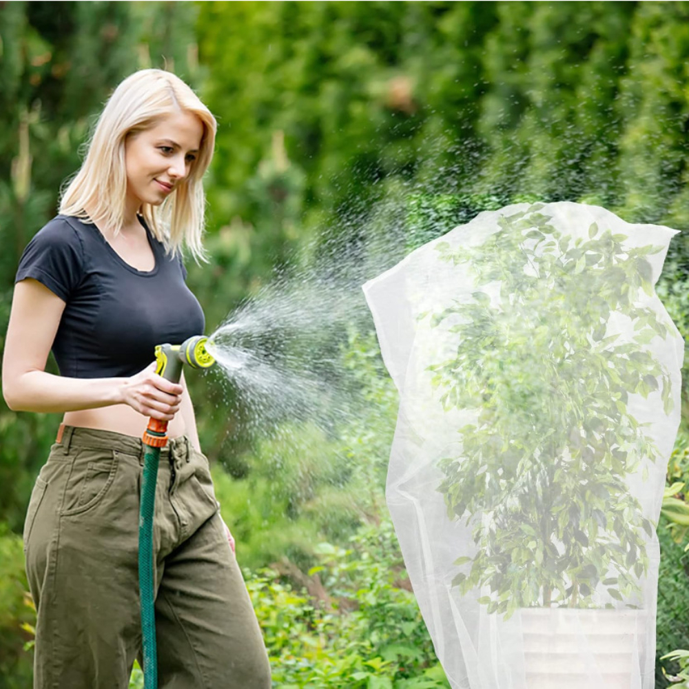 Rete per insetti per piante da giardino Rete per la cura di ortaggi, fiori e frutta Rete protettiva per il controllo dei parassiti Rete protettiva a prova di uccelli da 60 maglie