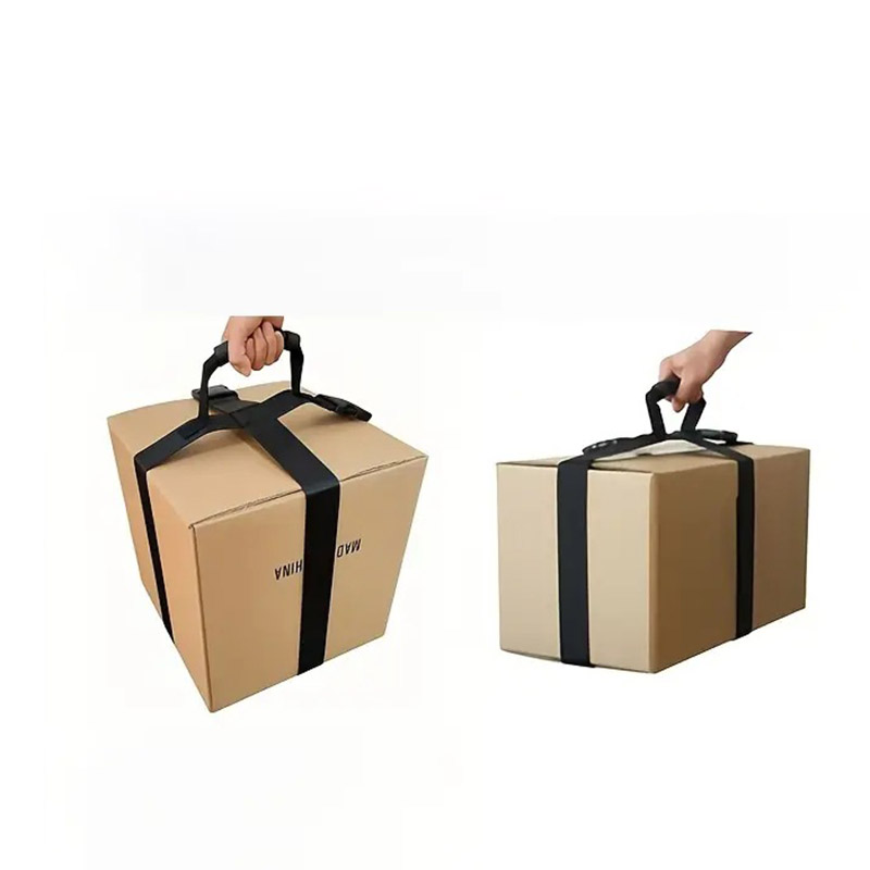 Bagagem Cross Strap com alça, Bagagem Belt Rope, Levantamento seguro, Carregando caixas pesadas, Mercearia Carry Strap