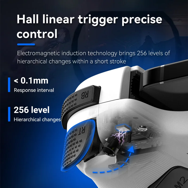 Controlador de juego telescópico BSP D11, mando de teléfono móvil con luz RGB y giroscopio Turbo/6 ejes/vibración para Android iOS PS4 Switch IP