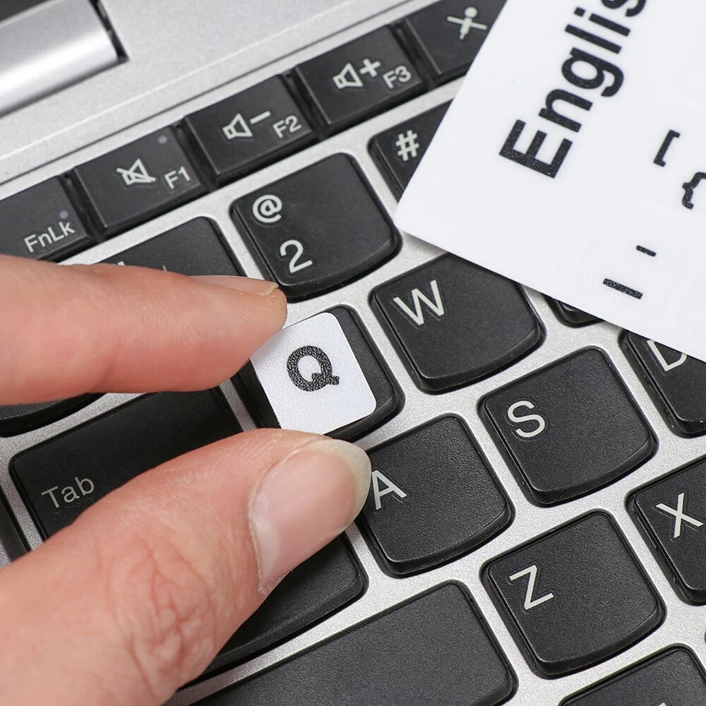English Spanish Italian Korean Keyboard Stickers Frosted PVC Language Keyboard Sticker For Laptop Desktop PC