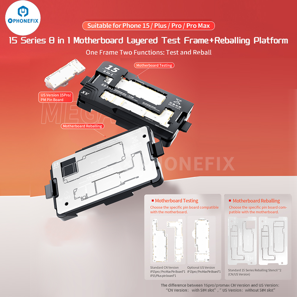 Qianli iSocket placa base accesorio de prueba para iPhone 16 15 14 13 13Pro 12 12mini 11 Pro Max placa lógica IC Chips función probador