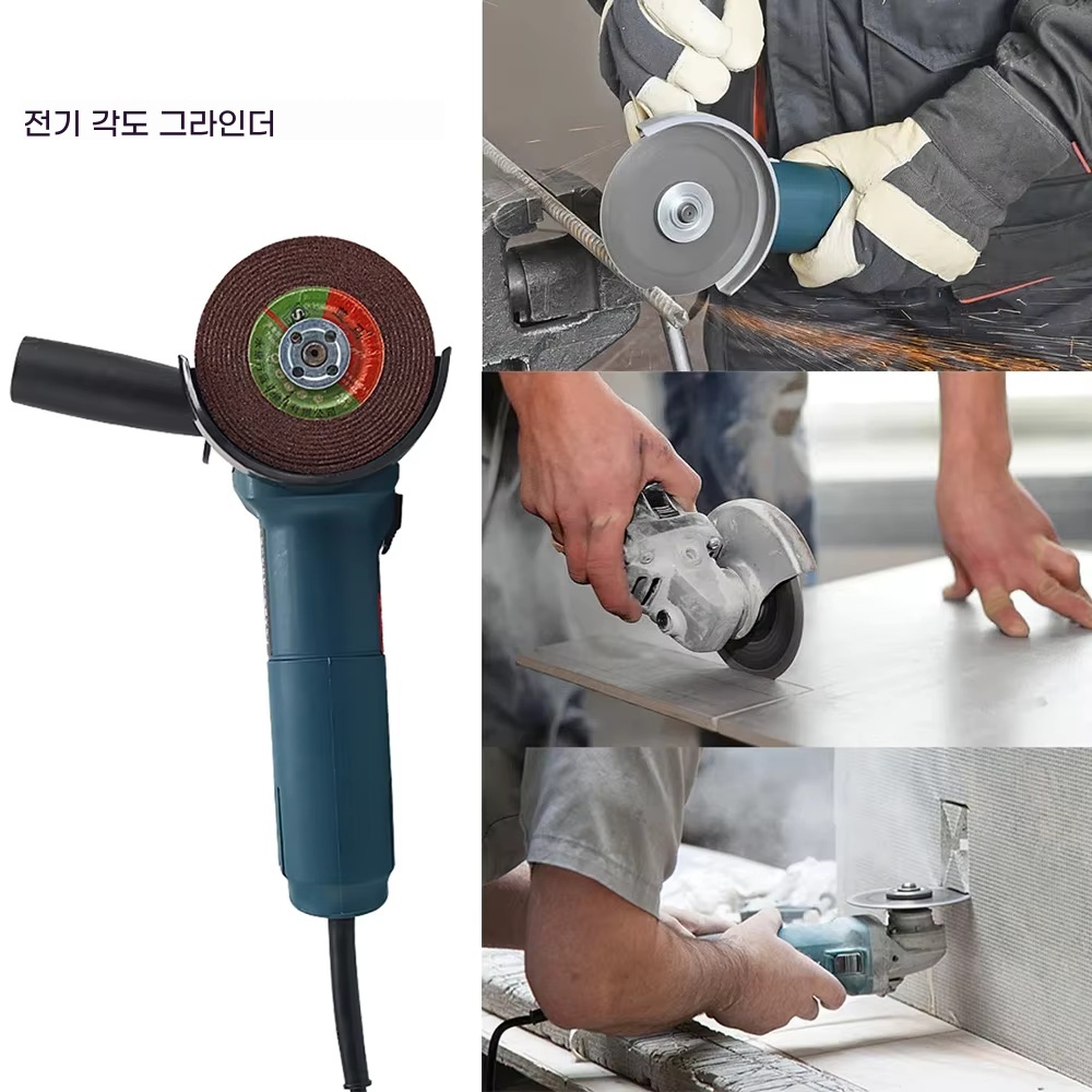 Amoladora angular, amoladoras de corte eléctricas de diamante, 220V, 100/125mm, 1000W, 6 velocidades, herramienta eléctrica de pulido y corte DIY