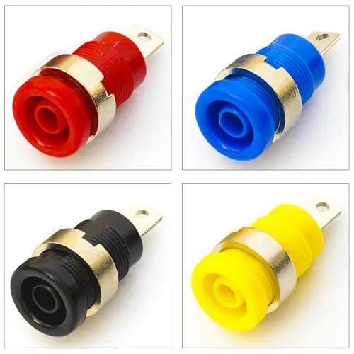 Kit assortito di spine maschio femmina a Banana da 4mm, spine a Banana M4 maschio femmina Banana (M4-Banana-Kit)