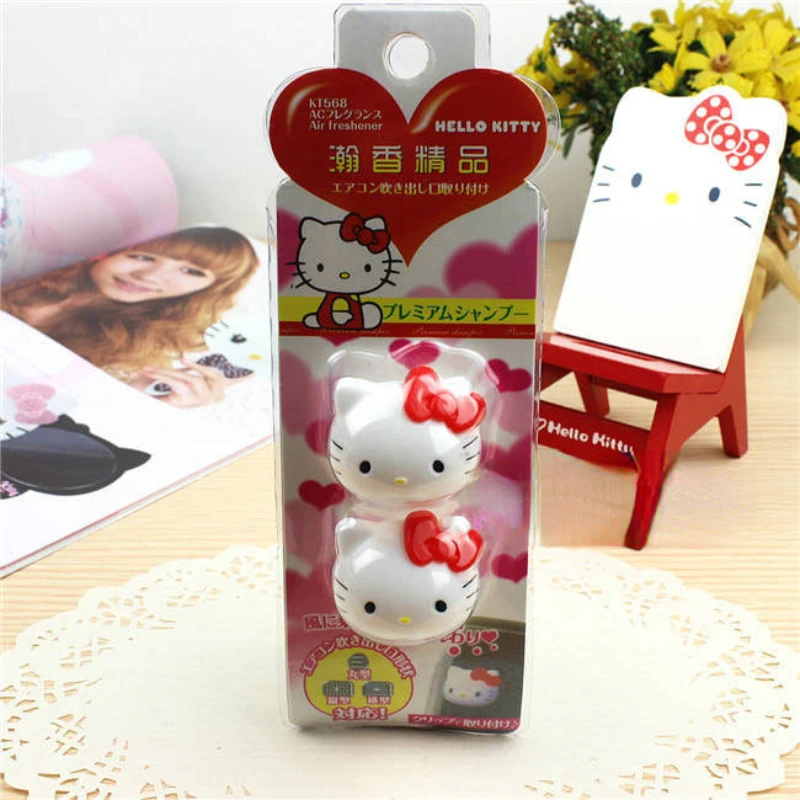 Hello Kitty Máy Lọc Không Khí Sáng Tạo Dễ Thương Không Khí Thông Hơi Ổ Cắm Xông Phòng Kẹp Kawaii Điều Hòa Không Khí Ổ Cắm Trang Trí