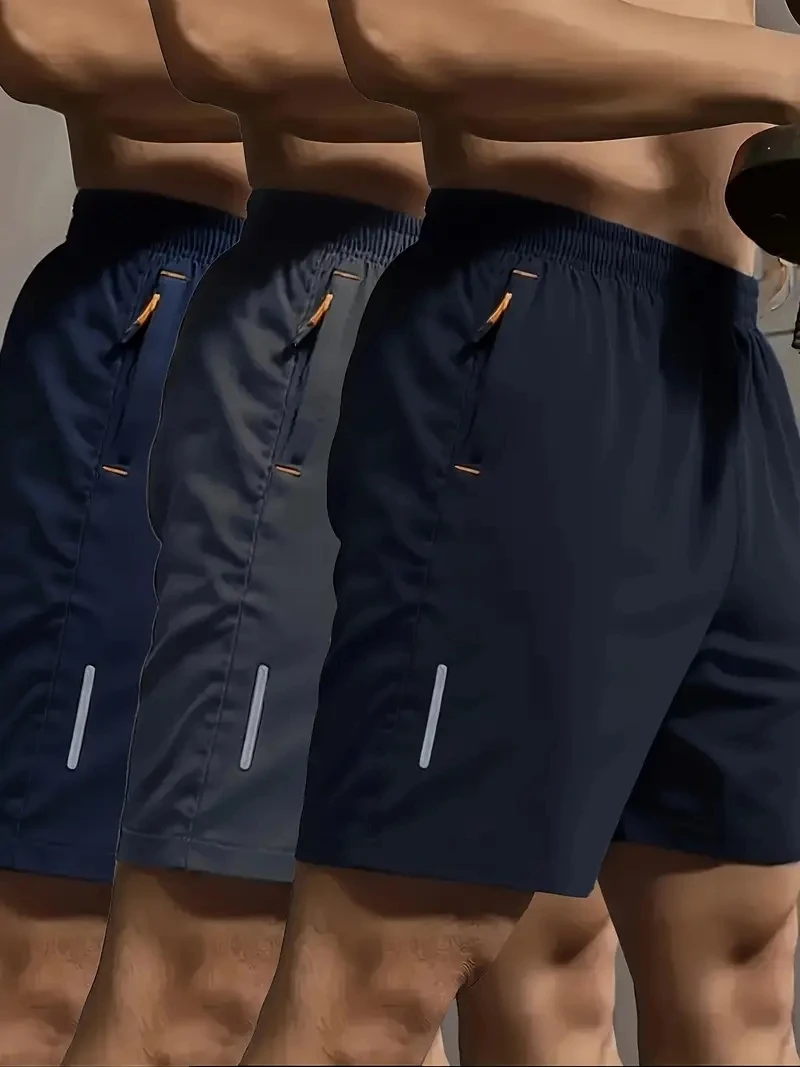 Novedad de verano, pantalones cortos deportivos para hombre, nueva ropa cómoda con cintura elástica, pantalones cortos transpirables para hombre de talla grande