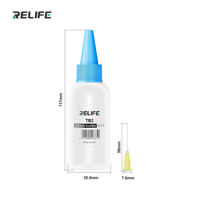 Relife RL-054 RL-TB2 Soldeer Flux Pasta Hars Gereedschap Lege Vloeibare Plastic Alcohol Fles Parfumflesje met Naald Tip Reparatie