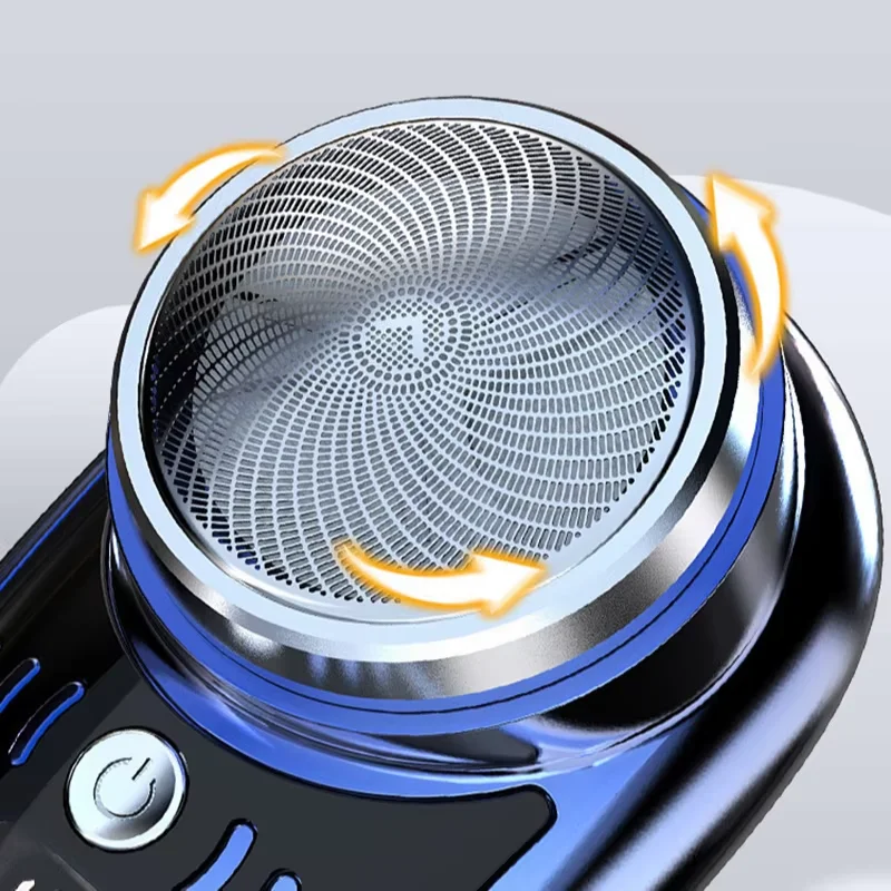 Afeitadora eléctrica recargable por USB, afeitadora desmontable portátil de viaje resistente al agua, recortadora de pelo para Barba y cuerpo para hombres y mujeres 2024