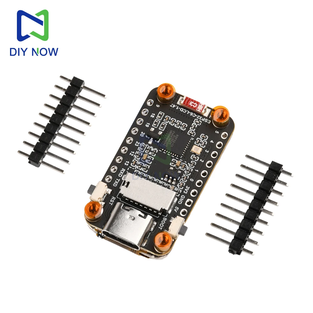 ESP32-C6 1.47-Inch Lcd Screen Development Board Wifi 6 Bluetooth 5 Onboard Rgb Color Tft Lcd Screen Usb Type-C Interface