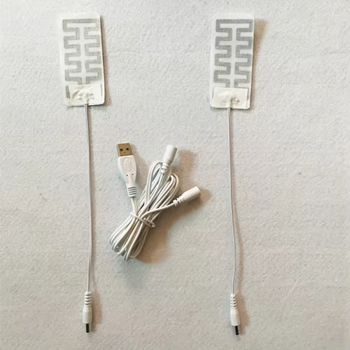 DIZETION 1 ペア 1pc 熱電気 USB 手袋ヒーター加熱手袋炭素繊維布スキーミトン冬加熱フィルムパッド