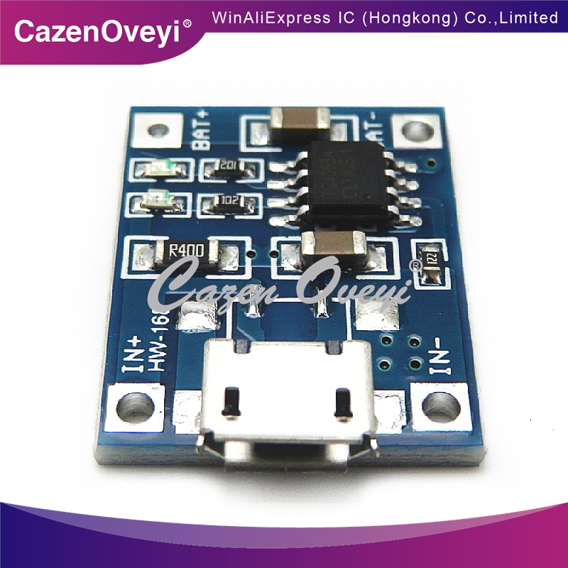 5 teile/los usb 5v 1a 18650 tp4056 lithium batterie ladegerät lade board mit dual funktionen auf lager