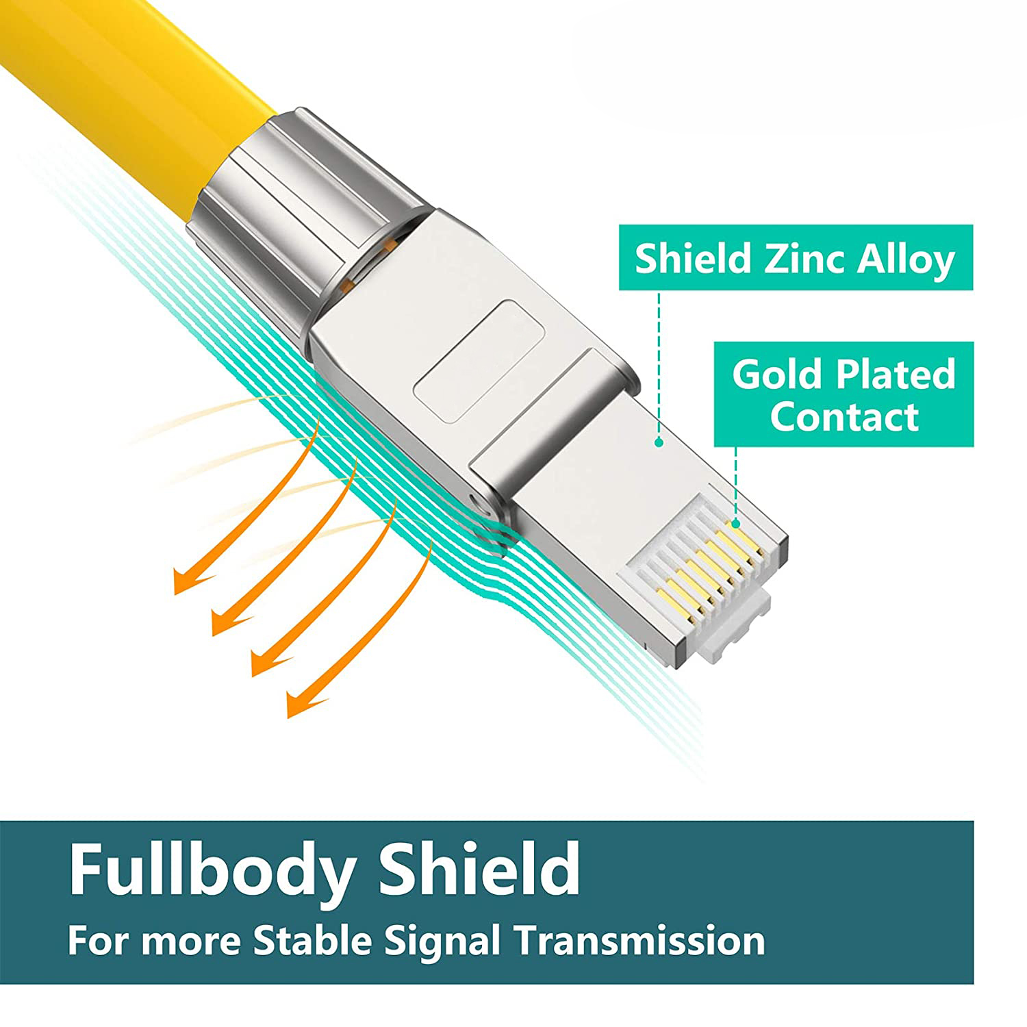 ZoeRax RJ45 Cat6A Cat7 Cat8 conector gratuito de herramientas enchufe Modular de campo Ethernet blindado reutilizable 2000MHz 40Gbps Cable LAN 22-26AWG