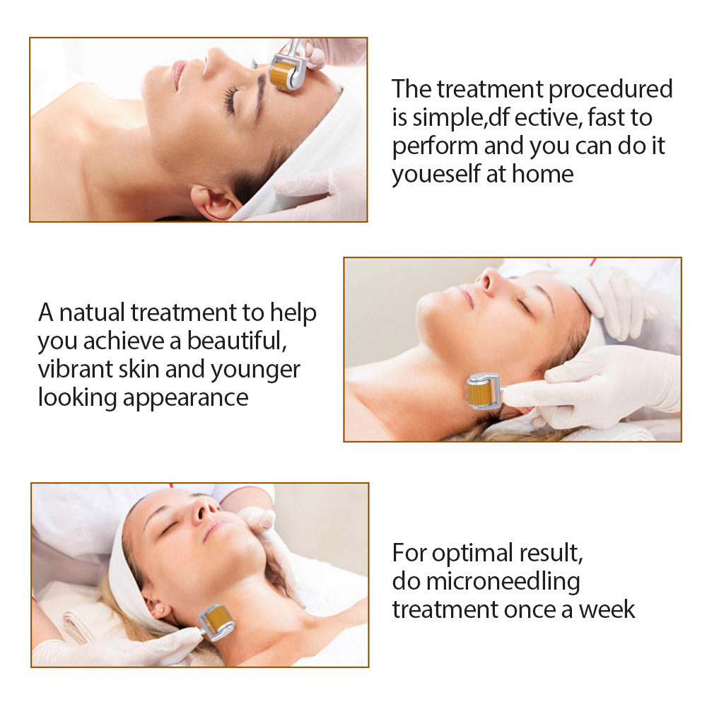 Hydra Derma Roller Dermaroller 192pin igła mikroigła do pielęgnacji twarzy odrastanie włosów wzrost brody leczenie wypadania włosów wielokrotnego użytku