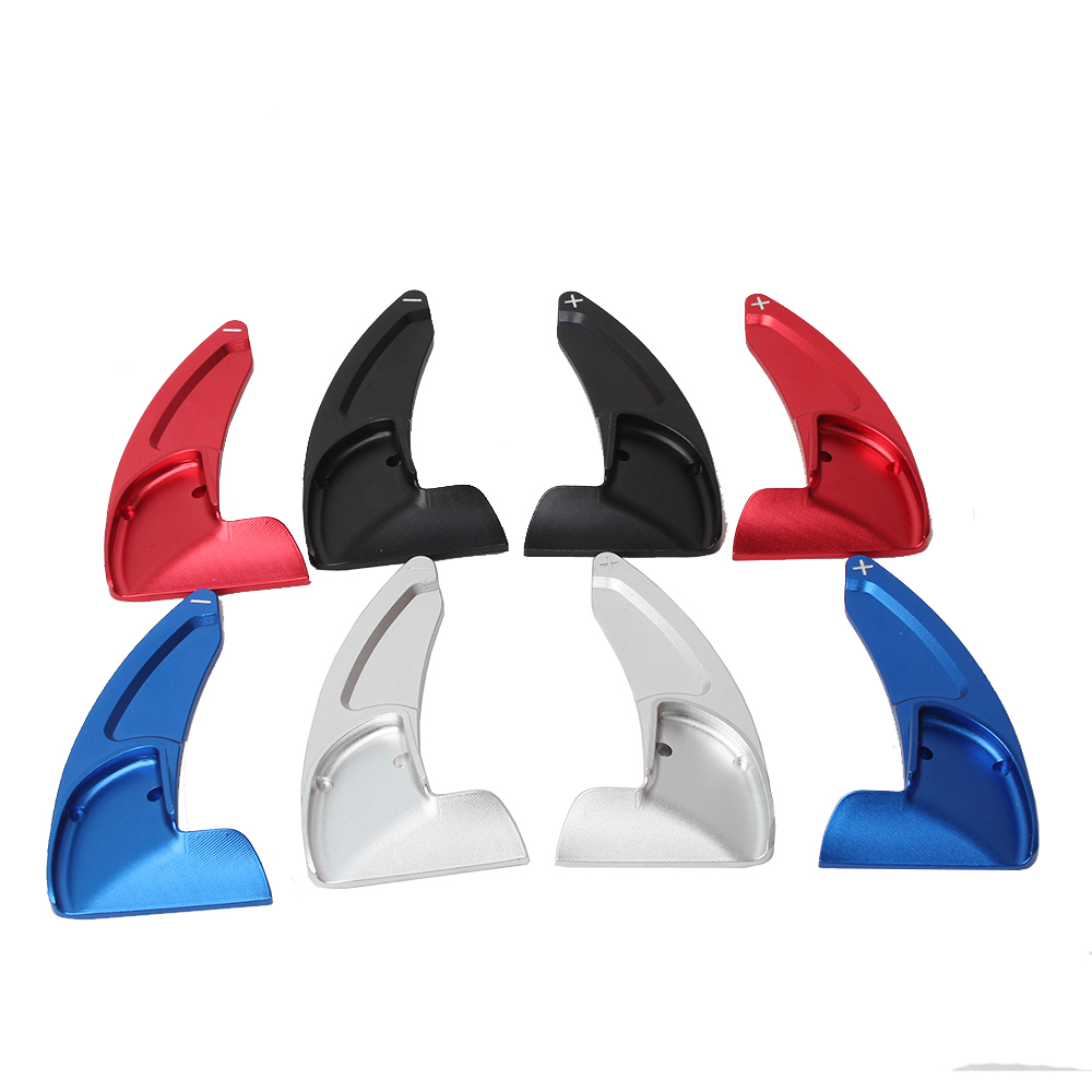 Para jeep cherokee dodge charger durango acessórios do carro de alumínio volante mudança direta paddle engrenagem shifter extensão 2 pçs