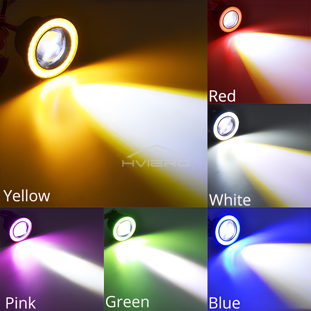 2X รถ COB Auto DRL LED 12V ไฟหน้า Angel Eyes หมอกไฟหน้ากันน้ํา DRL Daytime Running DayLight เลี้ยวสัญญาณ Trunk LED