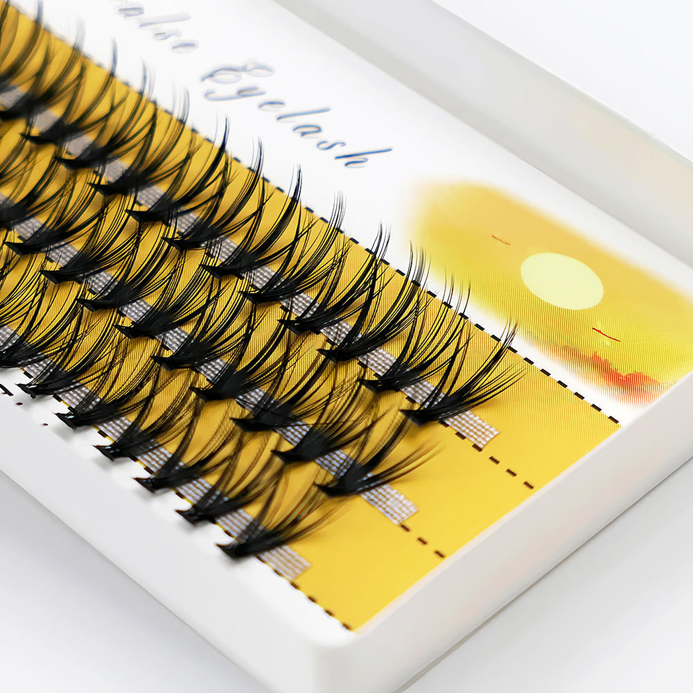 20d/30d visón pestañas 1 Caja / 60 pestañas naturales extendidas 3D herramienta de maquillaje personal ruso Rímel