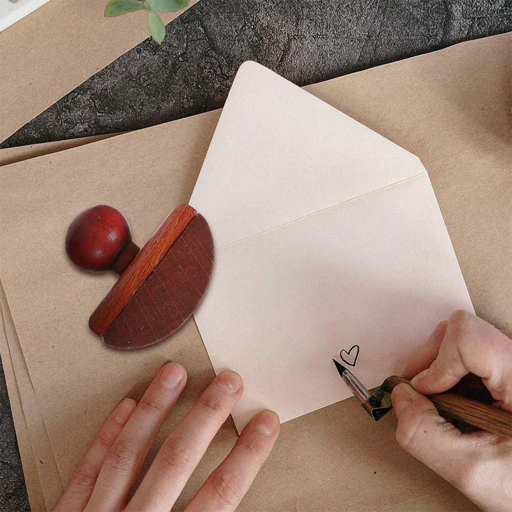 2 Pcs Calligraphy Seal RV Pins Red Ink Pads for Stamping Blotter Wood Work Blotting Paper Blotters