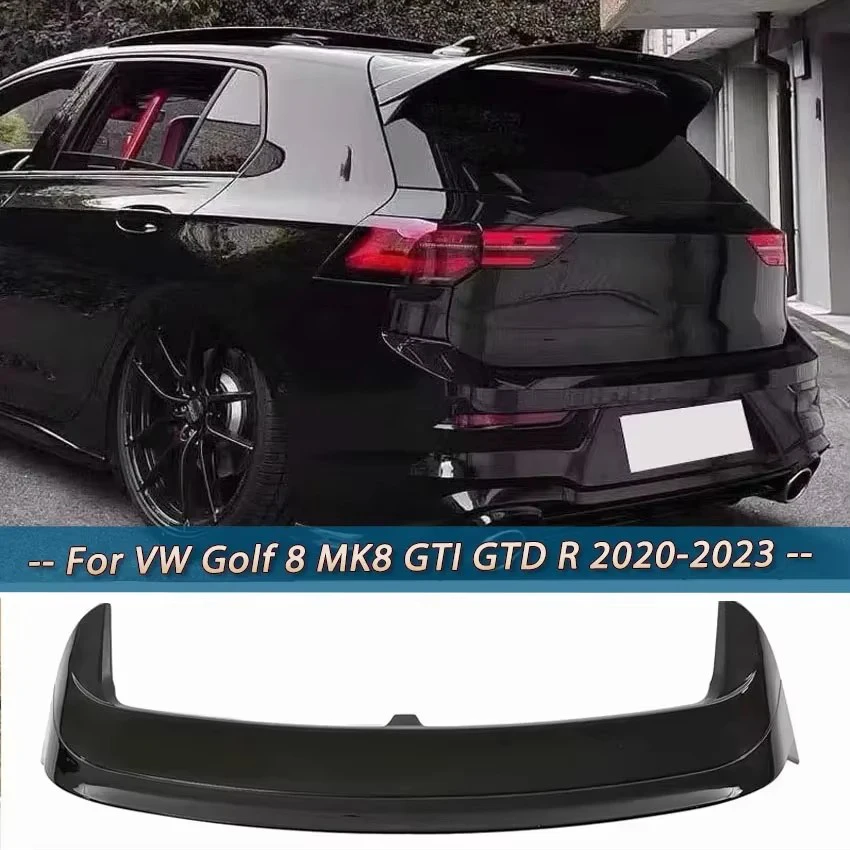 Спойлер на крышу CS ClubSport Style, комплект тюнинга для VW Golf 8 MK8 GTI GTD R 2020 2021 2022 2023, спойлер на крыло багажника автомобиля