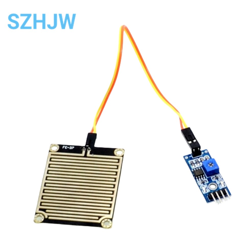 Módulo Sensor de detección sensible de gotas de lluvia, 1/5/10 Uds., 3,3-5V, humedad meteorológica para arduino, Kit Diy