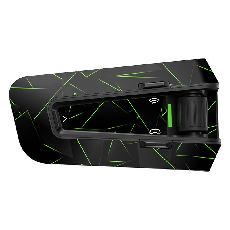 Usado para Cardo EDGE motocicleta auriculares Bluetooth auriculares decoración colorida calcomanías pegatinas de protección múltiples estilos