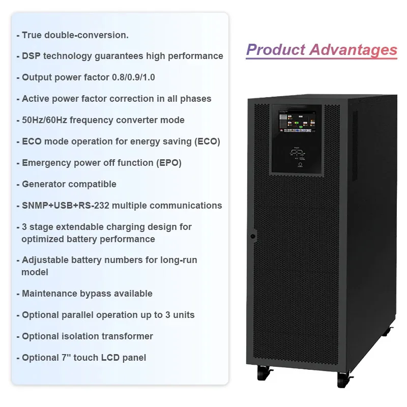 Cwups 100kva High Frequency UPS Online Power With Battery Bank UPS With 2 4 6 8 Hours Backup Ups For Bank Atm Machine