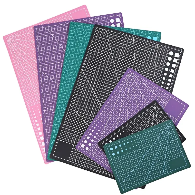 Fniiva A3/A4/A5 PVC Double face auto-guérison tapis de coupe Patchwork tapis de sculpture bricolage planche à découper durable outil de réparation antidérapant