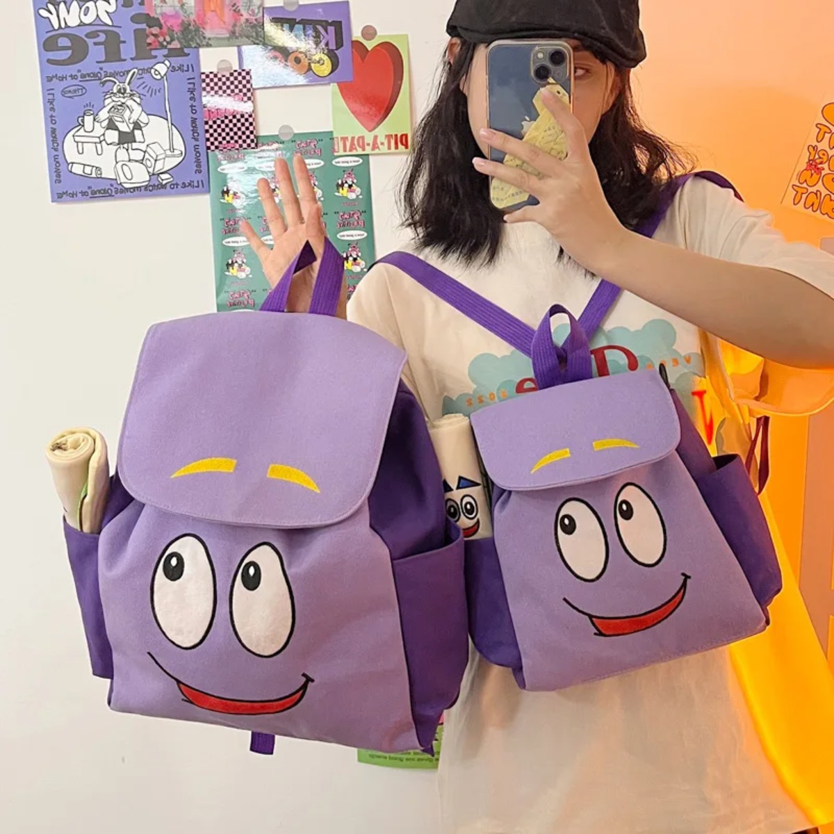 Nette Dora The Explorer Kleinkind Rucksack Schule Tasche Kinder Taschen Cartoon Neue Große Kapazität Kinder Rucksäcke Mädchen Umhängetasche