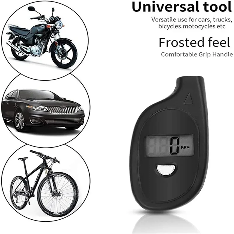 Mini brelok do kluczy Cyfrowy wyświetlacz LCD Miernik ciśnienia powietrza w oponach samochodowych Automatyczny alarm bezpieczeństwa opon motocyklowych Nowy