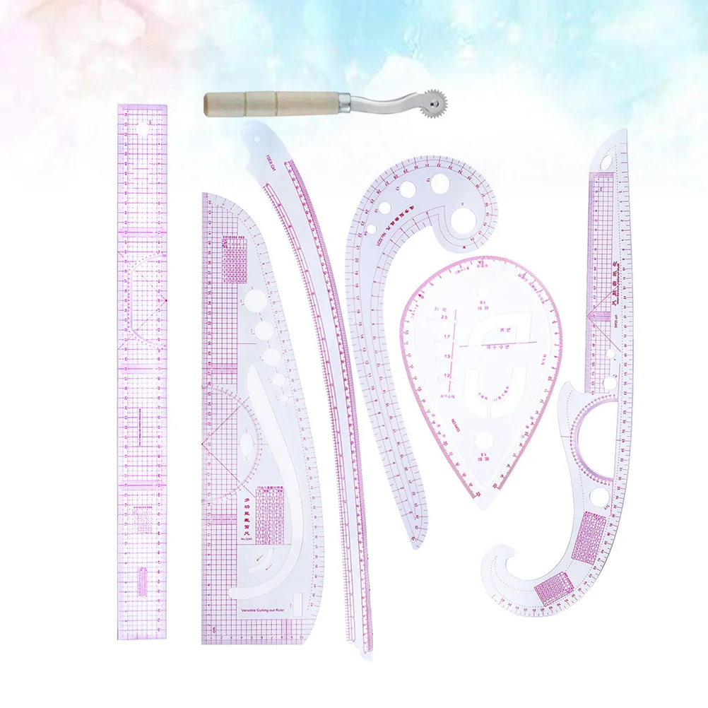 Tailor Rulers Multipurpose Tailoring Sewing Patterns Embroidery Set Fabric French Curve Draft