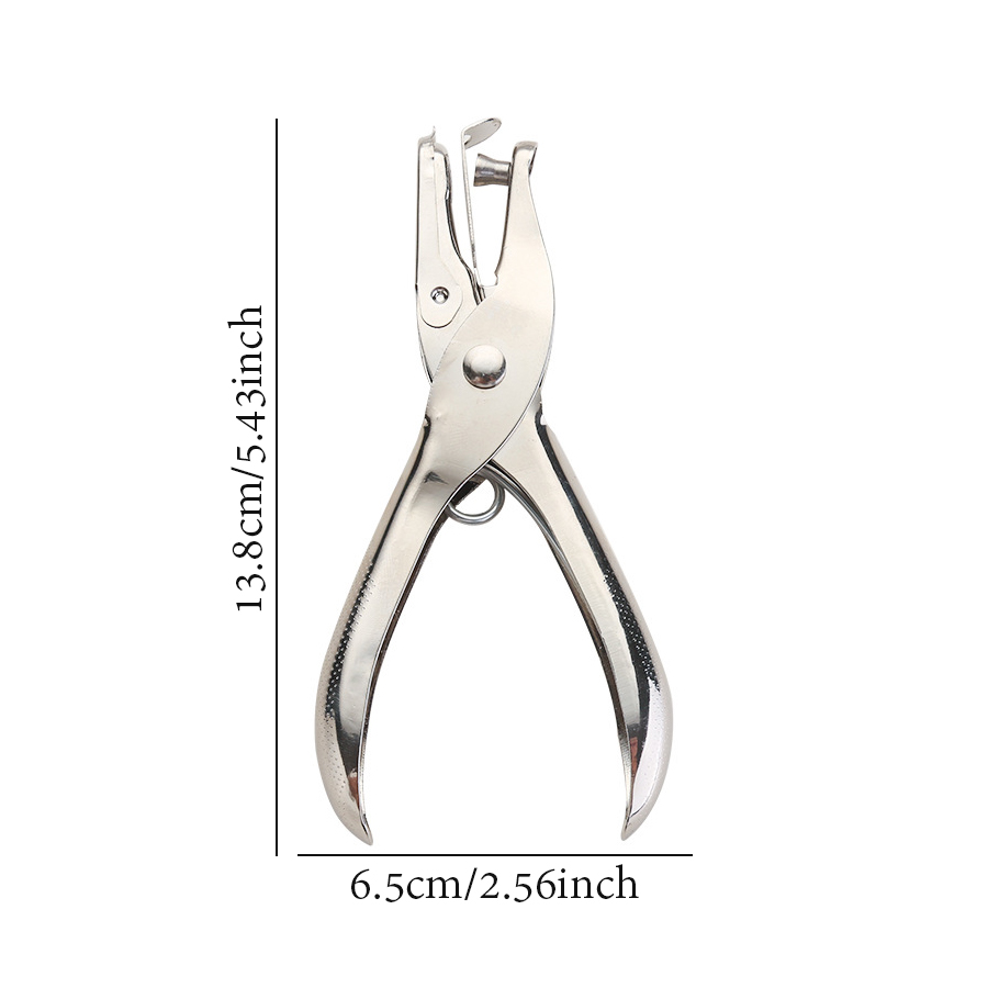 Office supplies metal hole punch manual hole punch student stationery paper card small round hole flipbook document binding