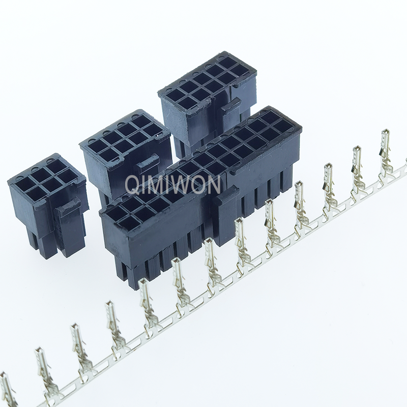 10sets Molex MX3.0 3,0mm 3mm Automotive Kabelbaum Stecker Männlich 2 - 24 Pin Für PC/Computer Grafikkarte PCI-E Power