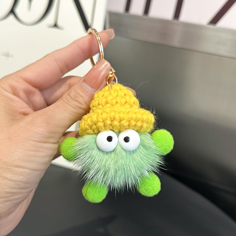 Unisex Tashangers Kolen Bal Pluche Leuke Kawaii Dopamine Modieuze Tas Accessoires Multifunctionele Sleutelhangers Paar Geschenken