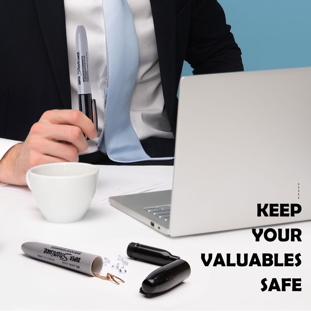 Durable Diversion Safe Marker Pen - Discreet Hidden Storage for Small Valuables - Perfect Fun Gift for Home & Dorm Decor