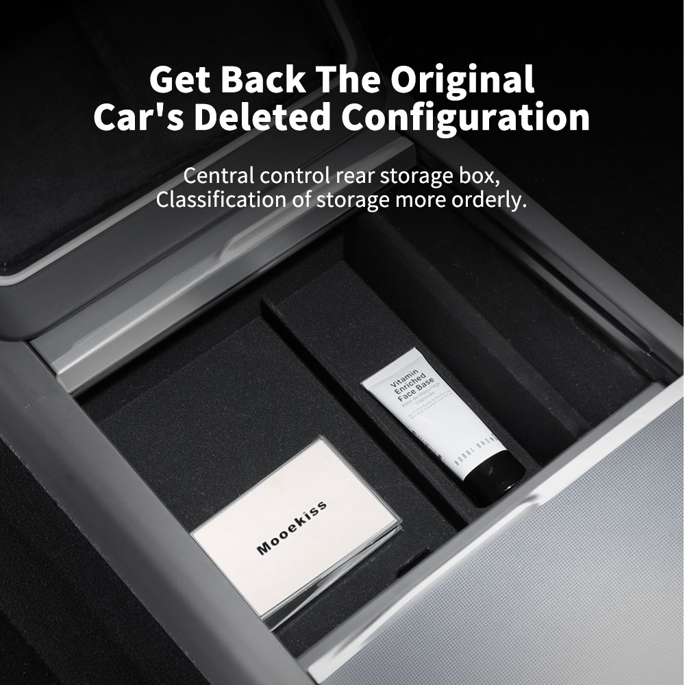 YZ Für Tesla Modell 3Y Highland Juniper 2021-2025 Lagerung Box Mittelarmlehne Versteckte Box Tasse Halter Organizer auto Zubehör