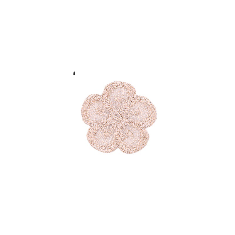 30 Stück Mini Gold Stickerei Blumen blatt Kleidung Hut Schuhe Patch Zubehör