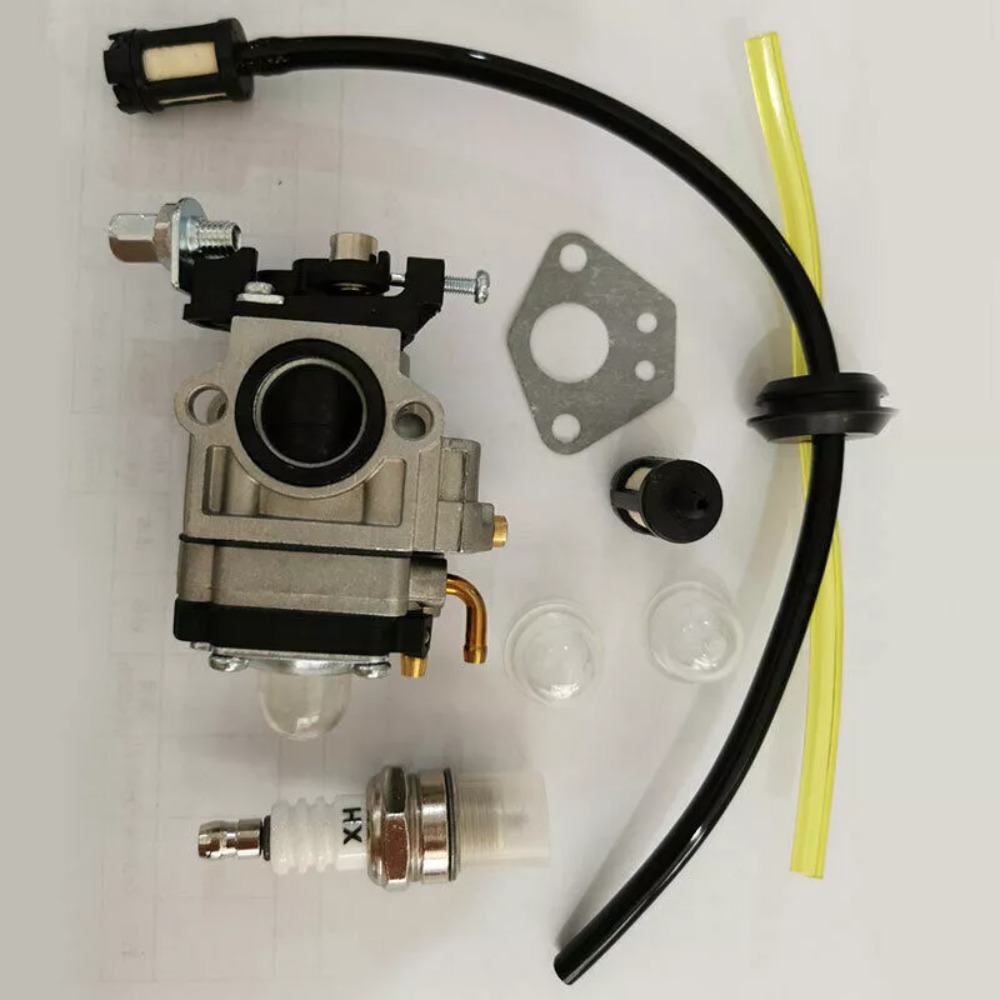 Para roçadora 43cc 52cc 49cc cortador de motosserra 15mm kit de carburador