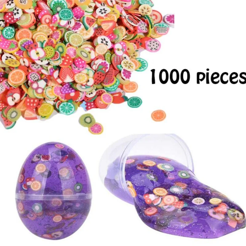 1000 ชิ้น Polymer Clay เรซิ่นผลไม้ Slice สําหรับอีพ็อกซี่ซิลิโคนแม่พิมพ์ DIY เครื่องประดับหัตถกรรมโทรศัพท์มือถืออุปกรณ์ตกแต่งอุปกรณ์