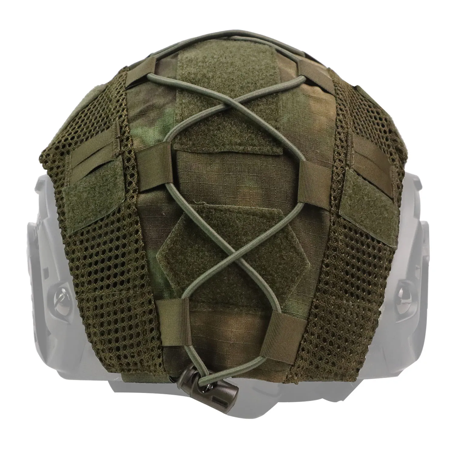 BOOIU Tactical Helmet Cover Cloth for Airsoft Fast Helmet with Velcro Hunting CS Camo Military Helmet Cloth-Without Helmet