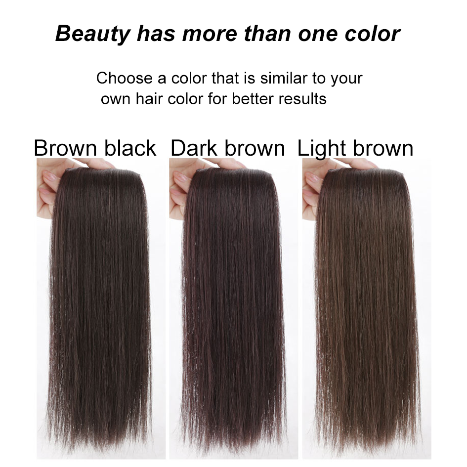 Synthetische 2-teilige Perückenpolster, Haarverlängerungen, Öffnungs- und Oberteilersatzteile, Ersatzartefakt