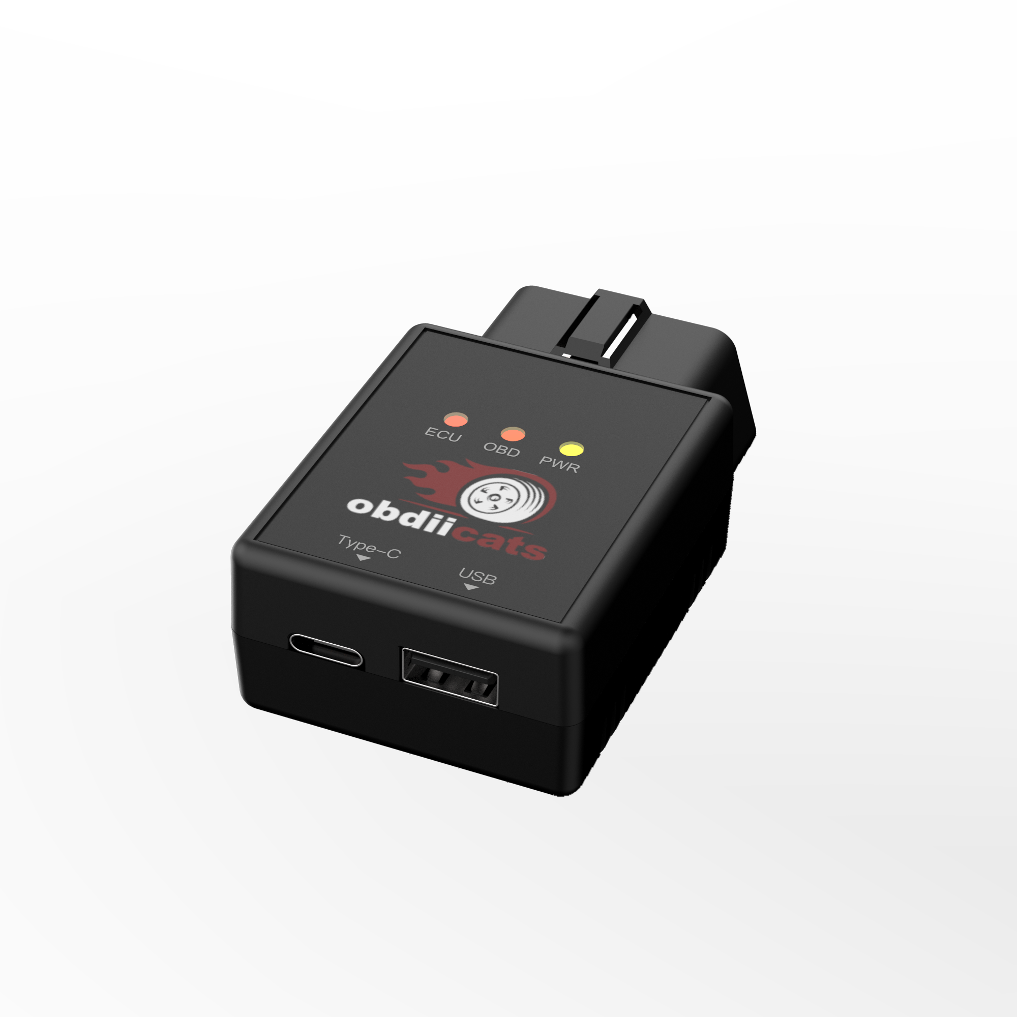 obdiicats HK-V3 Economia de combustível com carregador rápido OBD 2IN1