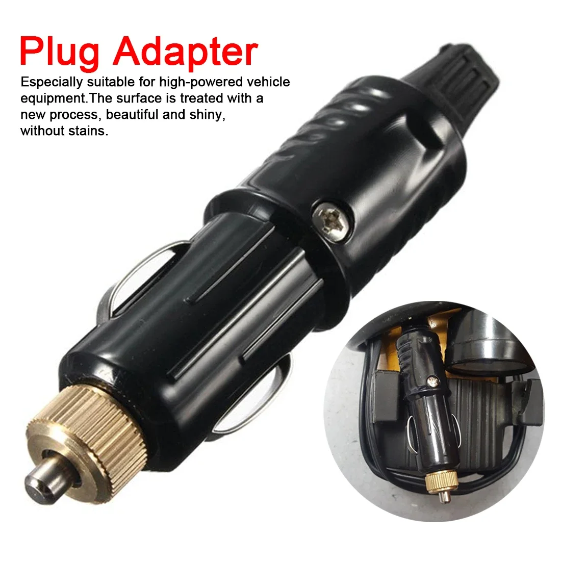 Mới 12/24V 180W Thay Thế Thuốc Lá Trên Xe Ô TÔ Cắm Điện DC Adapter