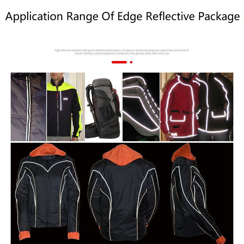 Rainbow Reflector Strip Reflective Material For Clothing