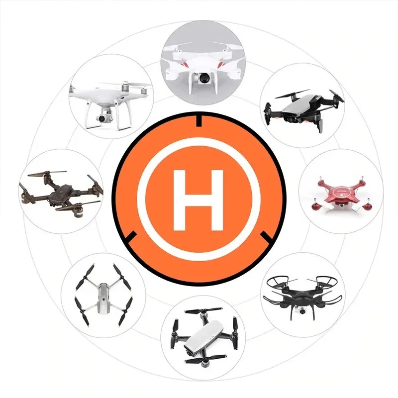 Drone Quadcopters Accessories Universal 55cm Foldable Landing Pad RC Dron Mat Quadcopter Parking Apron Apron Pad