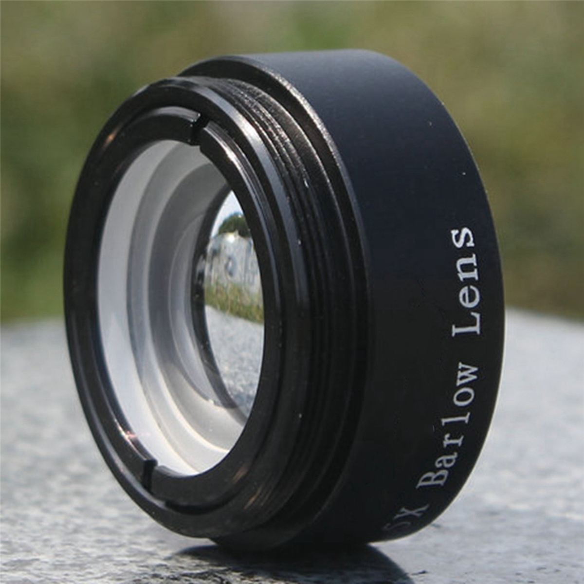 Baau 4 peças lente barlow 5x para qualquer rosca m28x0.6 1.25 polegadas telescópio ocular astronomia tubo extensor diagonal