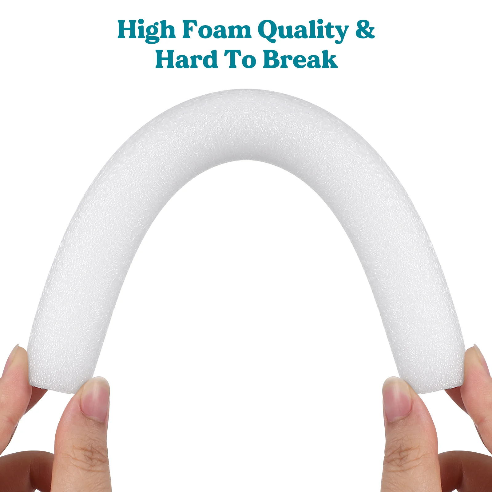 14 Pcs Sofa Fixing Bar White Foam Sticks Couch Cushion Filling Noodle Tuckers Foams for Cover Accessory Kit