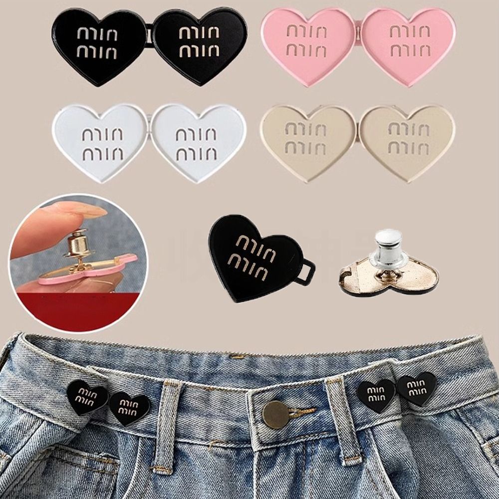 2 пары, регулируемые кнопки для затяжки пояса