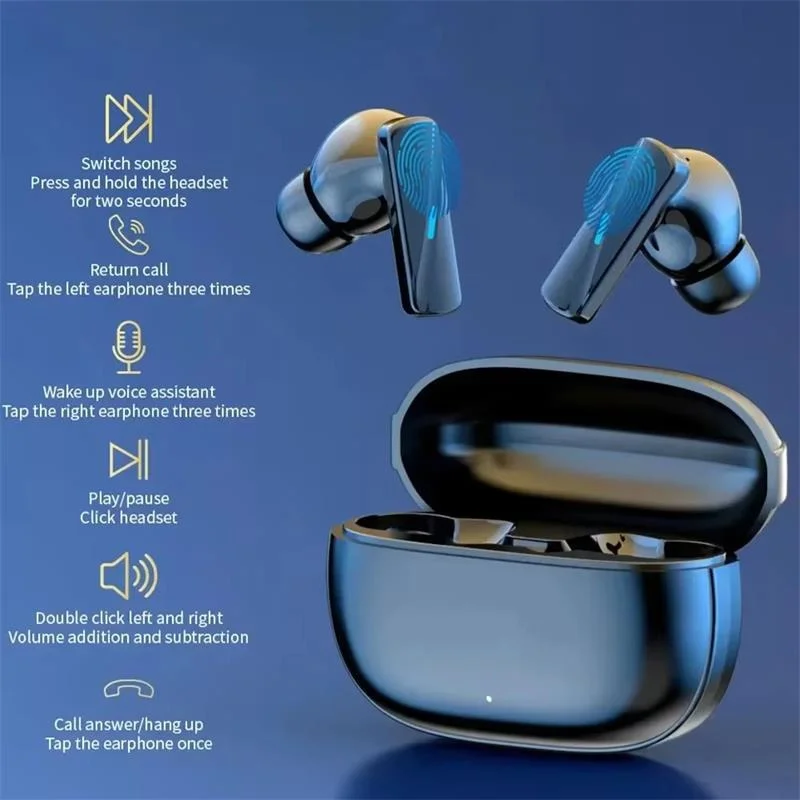Xiaomi Mate50 auriculares inalámbricos Bluetooth originales TWS auriculares deportivos auriculares con micrófono Dual HD auriculares con pantalla LED para juegos