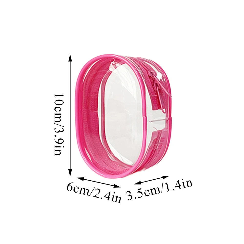 Transparent Plush Dolls Storage Pouch Keychain Bag Storage Pouch Mystery Box Organizer Box Doll Bag Thicken Keychain Wallet